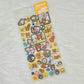 San-x Rilakkuma Stickers Sticker Sheet Kawaii Japan Collectible