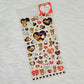 San-x Rilakkuma Stickers Sticker Sheet Kawaii Japan Collectible