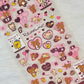 San-x Rilakkuma Stickers Sticker Sheet Kawaii Japan Collectible