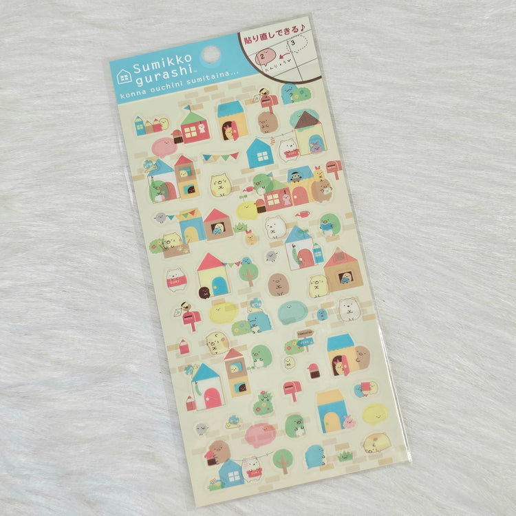 San-x Sumikko Gurashi Stickers Sticker Sheet Kawaii Japan Collectible