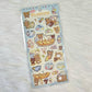 San-x Rilakkuma Stickers Sticker Sheet Kawaii Japan Collectible