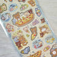 San-x Rilakkuma Stickers Sticker Sheet Kawaii Japan Collectible