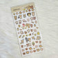 San-x Rilakkuma Stickers Sticker Sheet Kawaii Japan Collectible