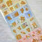 San-x Rilakkuma Stickers Sticker Sheet Kawaii Japan Collectible