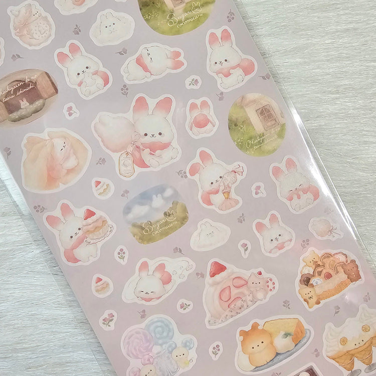 San-x Sugarcocomuu Stickers Sticker Sheet Kawaii Japan Collectible