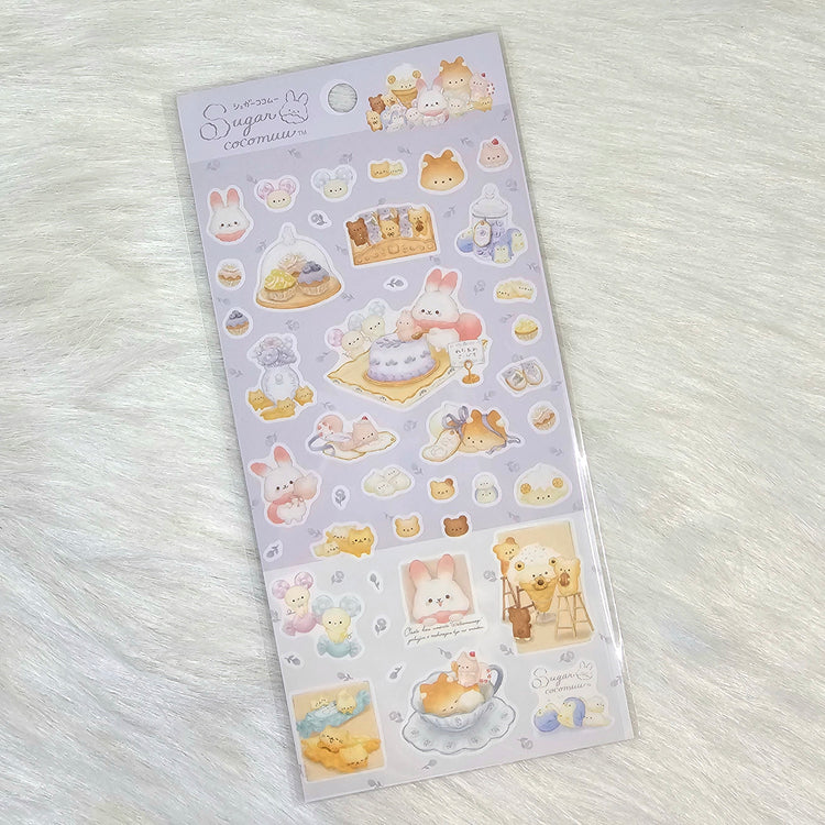 San-x Sugarcocomuu Stickers Sticker Sheet Kawaii Japan Collectible