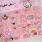 San-x Rilakkuma Stickers Sticker Sheet Kawaii Japan Collectible