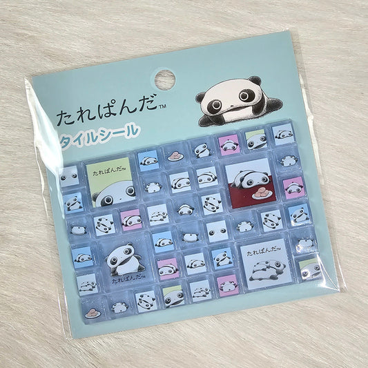 San-x Tare Panda Tile Stickers Sticker Sheet Kawaii Japan Collectible