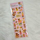 San-x Rilakkuma Stickers Sticker Sheet Kawaii Japan Collectible