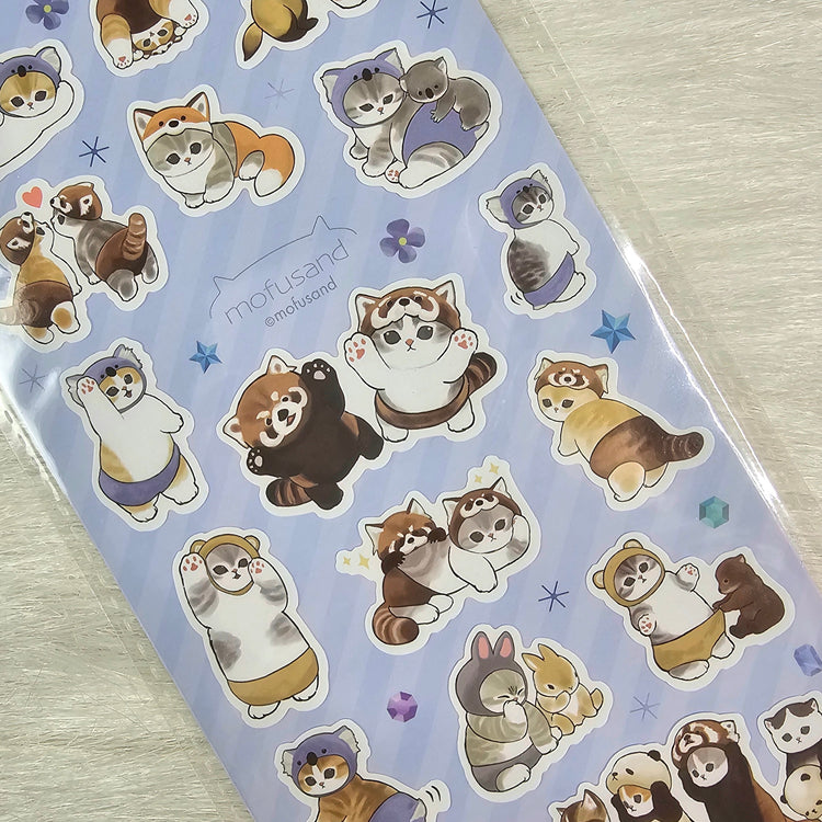 Mofusand Stickers Sticker Sheet Kawaii Japan Collectible