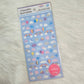 Rainbow Stickers Sticker Sheet Kawaii Japan Collectible