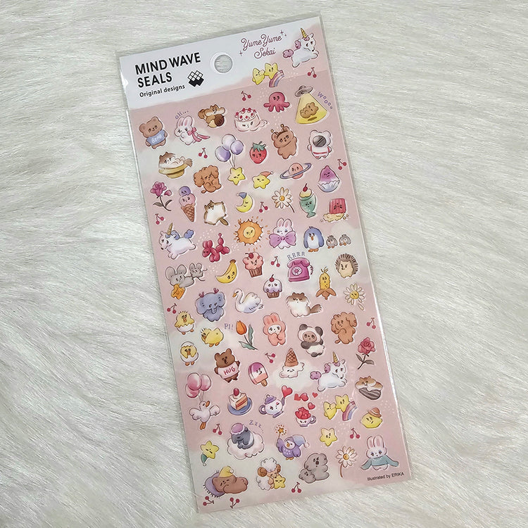 Mind Wave Stickers Sticker Sheet Kawaii Japan Collectible