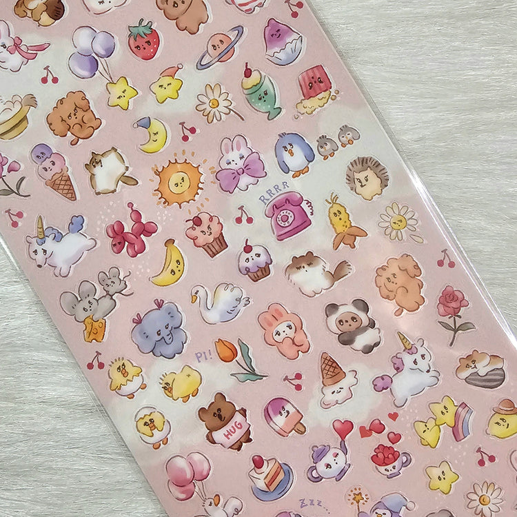 Mind Wave Stickers Sticker Sheet Kawaii Japan Collectible