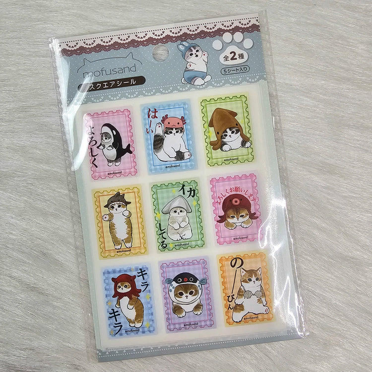 Mofusand Stickers Sticker Sheet Kawaii Japan Collectible