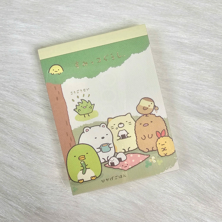 Sumikko Gurashi Mini Memo Pad Stationery Collectible Gifts