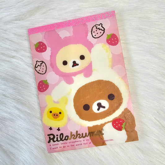 San-x Rilakkuma Large Memo Pad Kawaii Japan