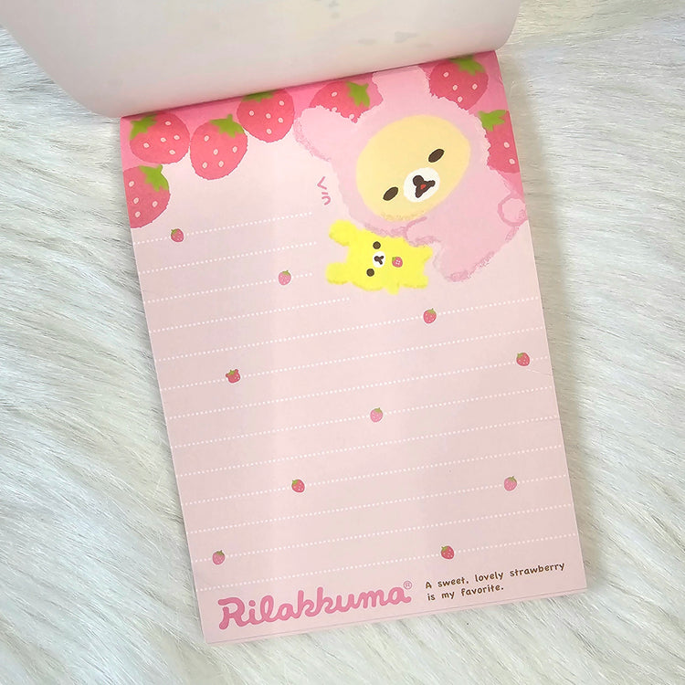 San-x Rilakkuma Large Memo Pad Kawaii Japan