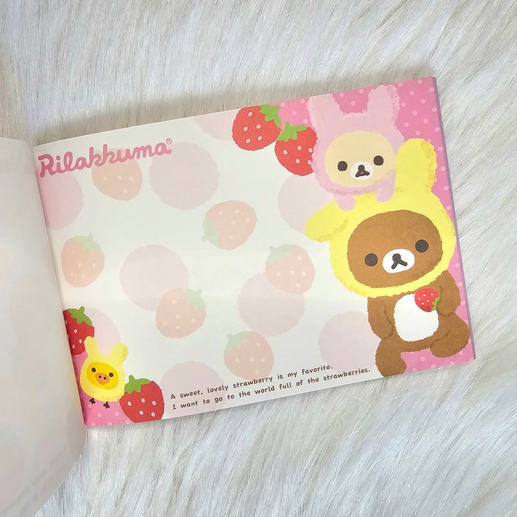 San-x Rilakkuma Large Memo Pad Kawaii Japan