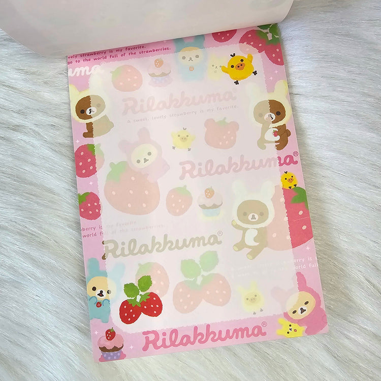 San-x Rilakkuma Large Memo Pad Kawaii Japan