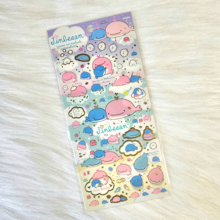 San-x Jinbesan Kawaii Mother Love Sticker Sheet Stickers Japan 2019