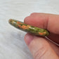 Unakite Natural Worry Stone Handcrafted Thumb Pocket Stone Anxiety Relief Comfort Gifts BONUS Info Card