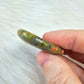 Unakite Natural Worry Stone Handcrafted Thumb Pocket Stone Anxiety Relief Comfort Gifts BONUS Info Card