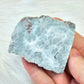 Larimar Slab Pocket Stone BONUS Info Card Crystals Minerals Stones Gifts