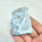 Larimar Slab Pocket Stone BONUS Info Card Crystals Minerals Stones Gifts