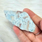 Larimar Slab Pocket Stone BONUS Info Card Crystals Minerals Stones Gifts