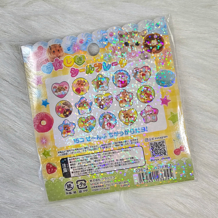 Animal Patissiere Heisei Ohajiki Marble Flake Stickers Kawaii Japan Collectible