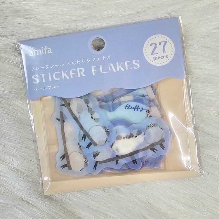 Amifa Birds Flake Stickers Kawaii Japan Collectible