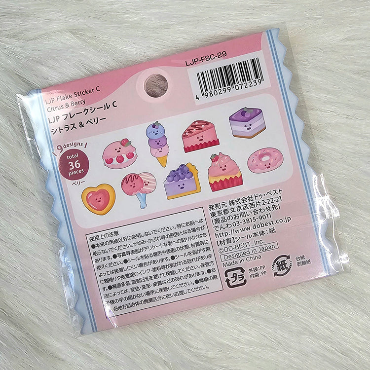 Loujene Tokyo Flake Stickers Kawaii Japan Collectible