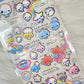 Awawa chan Stickers Sticker Sheet Kawaii Japan Collectible