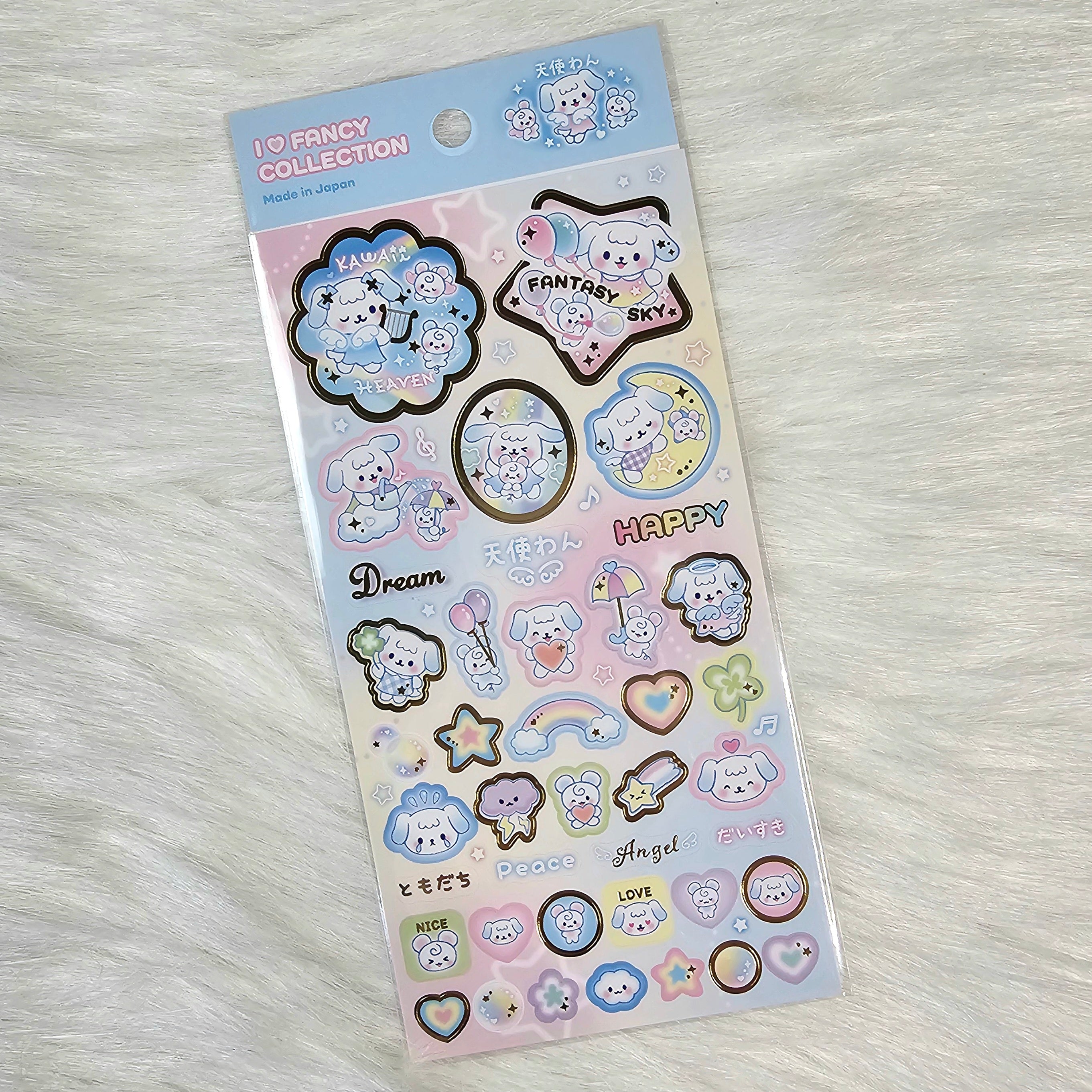 Kawaii Fancy Collection Stickers Sticker Sheet Japan – Nikki's Bargain