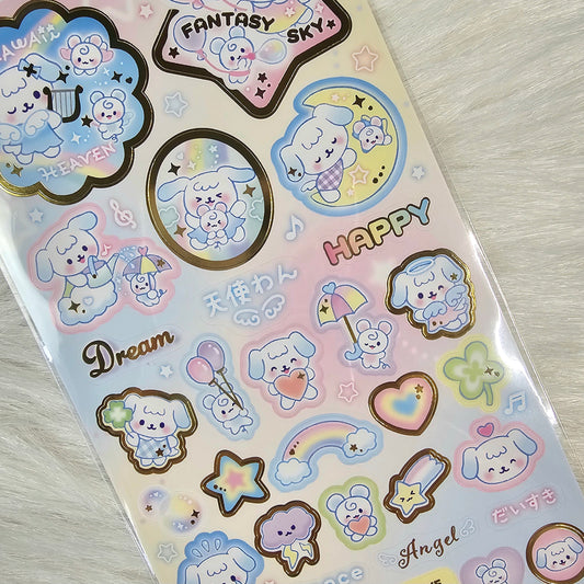 Kawaii Fancy Collection Stickers Sticker Sheet Japan