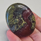 Dragon Blood Jasper Worry Pocket Stone Crystals Mineral Stones Natural BONUS Info Card Gifts