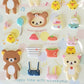 San-x Rilakkuma Korilakkuma Dress Up Sticker Sheet Puffy Kawaii Japan Collectible Cute Gifts