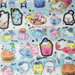 San-x Mamegoma Cafe Stickers Sticker Sheet Kawaii Food Japan Collectible