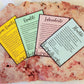 Rainbow Fluorite Slab Slice Minerals Stones Natural BONUS Info Card Nature Reiki Collectible