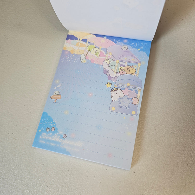 Sumikko Gurashi Starry Walk San-x Large Memo Pad Kawaii Stationery Notepad Gifts
