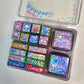 Awawa chan Kawaii Stamp set stampers Japan Retro Collectible Gifts Planner Used