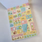 Sumikko Gurashi Memo Pad Sticker Page Kawaii Stationery Collectible Gifts Used