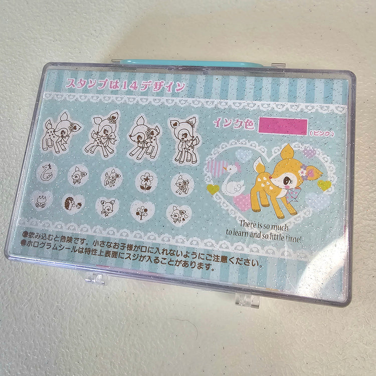 Hummingmint Kawaii Stamp set stampers Japan Retro Collectible Gifts Planner Used Deadstock