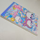 Awawa chan Large Memo Pad Rain Kawaii Stationery Notepad Collectible Gifts