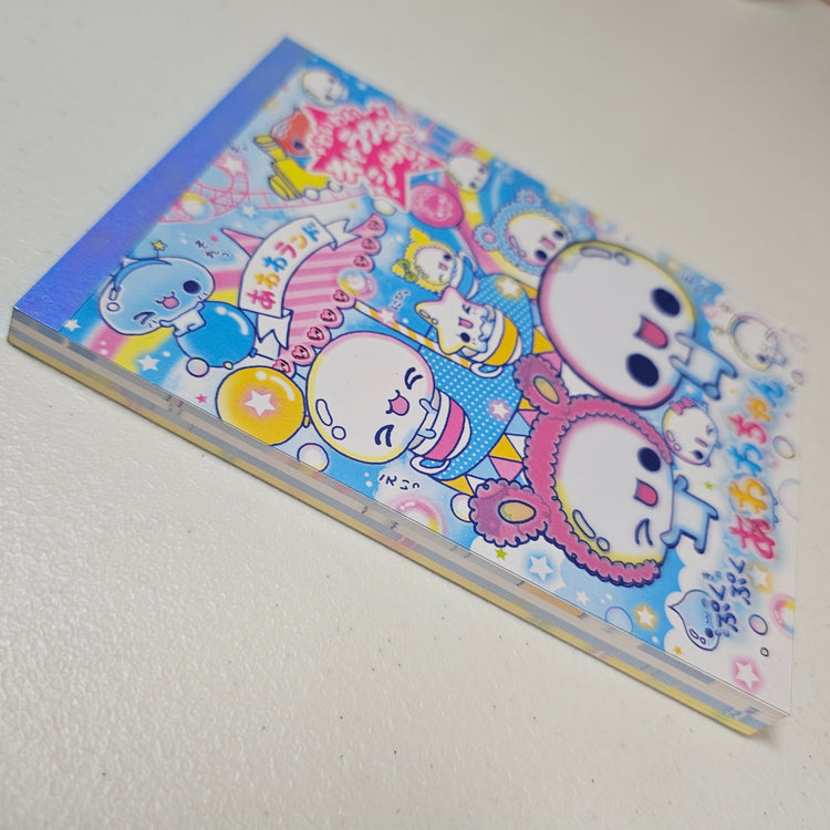 Awawa chan Large Memo Pad Rain Kawaii Stationery Notepad Collectible Gifts