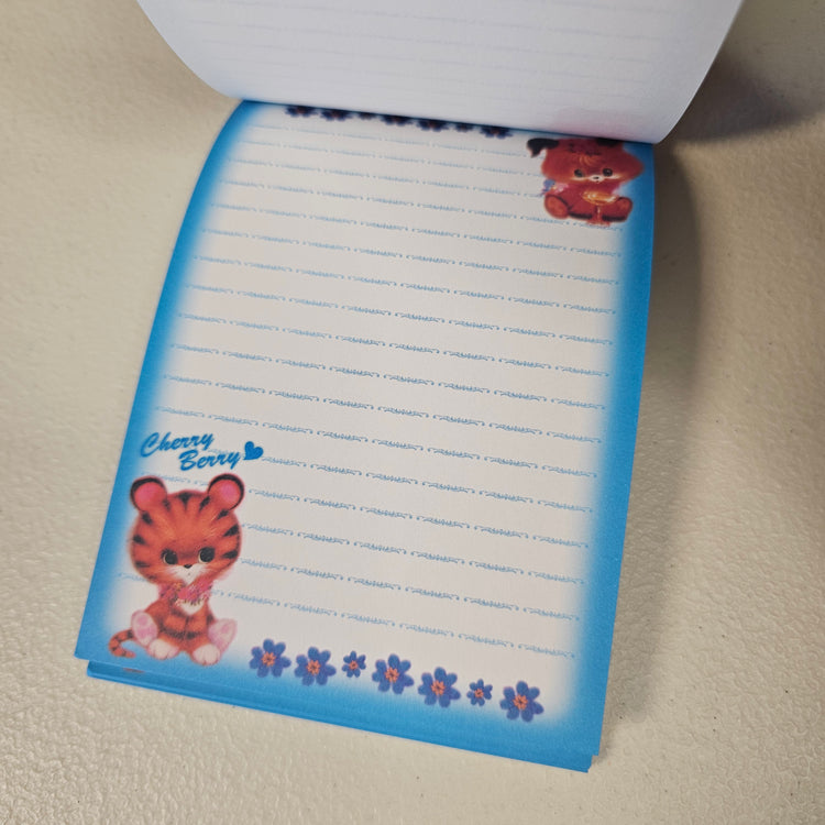 Cherry Berry Large Memo Pad Sticker Page Kawaii Stationery Notepad