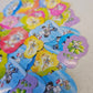 Diddl Cartoon Character Kawaii Sticker Flakes LOT (49) Sack Gifts Collectible Japan