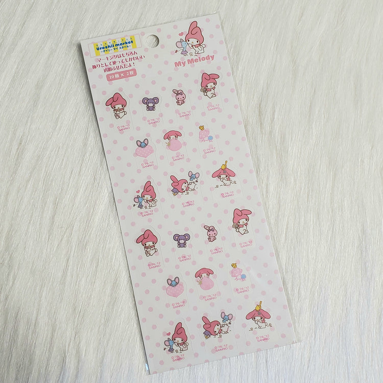 My Melody Page Markers Flag Stickers Sticker Sheet Kawaii Japan