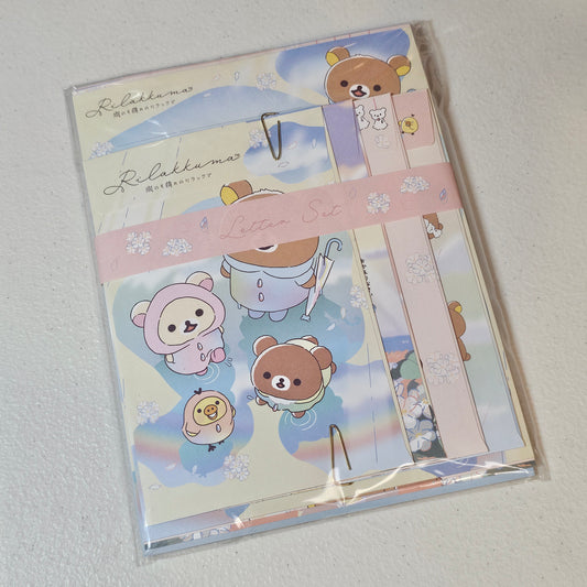 RIlakkuma San-x Letter Set Stationery Kawaii Japan Mail