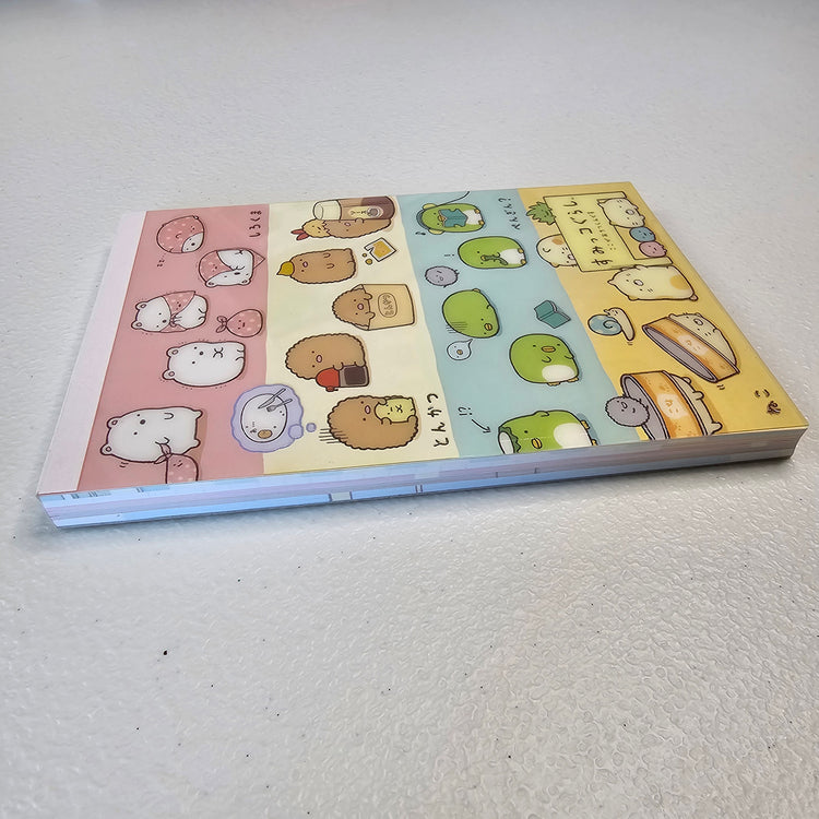 Sumikko Gurashi Memo Pad Sticker Page Kawaii Stationery Collectible Gifts Used